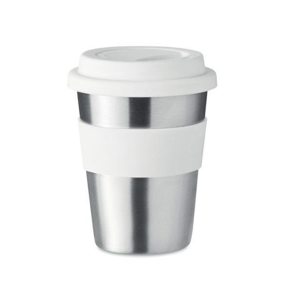 Kubek, stal nierdzewna 350ml P017663O bialy