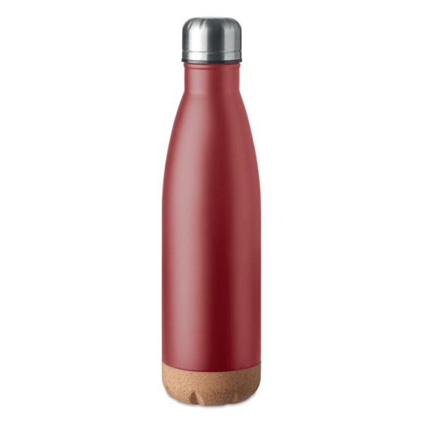 Dwuścienna butelka 500 ml P017727O burgund