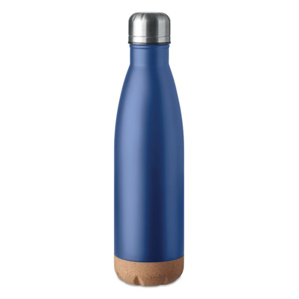 Dwuścienna butelka 500 ml P017727O niebieski