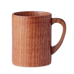 Kubek z drewna dębowego 280 ml P039672O MI-MO6363-40