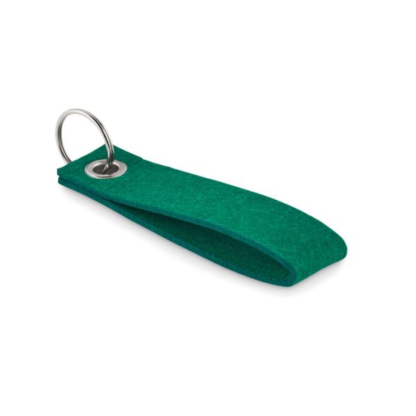 Brelok z filcu RPET P039849O zielony