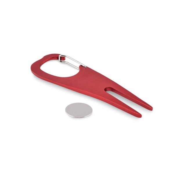 Aluminiowy pitchfork P039867O czerwony