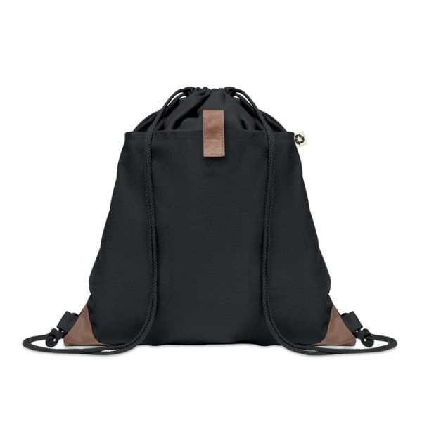 Torba z bawełny z recyklingu P039905O czarny