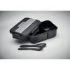 Lunch box ze sztućcami z PP P043261O