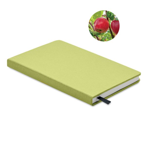 Zeszyt A5 z recyklingu P045508O limonka