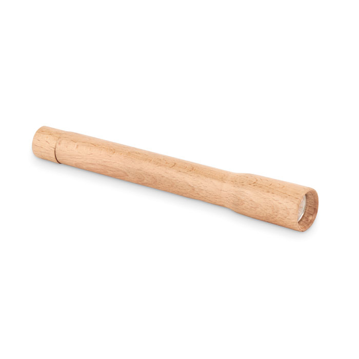 Drewniana latarka z lampką COB P045521O MI-MO6695-40