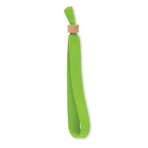 Opaska na rękę z RPET P045542O limonka