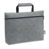 Torba na laptopa z filcu RPET P045592O szary