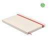 Zeszyt A5 karton z recyklingu P045619O czerwony