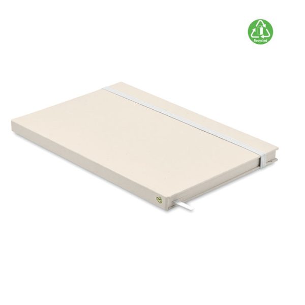 Zeszyt A5 karton z recyklingu P045619O bialy