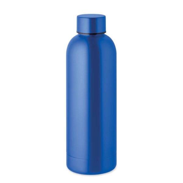 Stalowa butelka z recyklingu P045636O niebieski