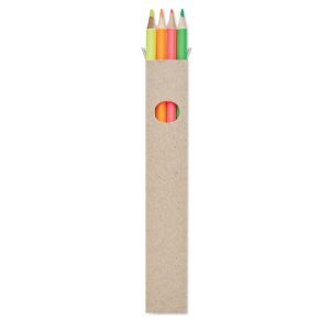 4 odblaskowe ołówki w pudełku P045791O MI-MO6836-99