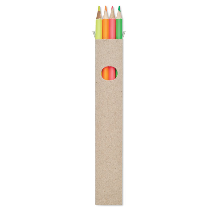 4 odblaskowe ołówki w pudełku P045791O MI-MO6836-99