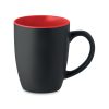 Dwukolorowy kubek ceramiczny P045800O czerwony