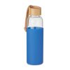 Szklana butelka 500 ml w etui P045810O niebieski