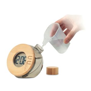Bambusowy wodny zegar LCD P045836O MI-MO6865-27