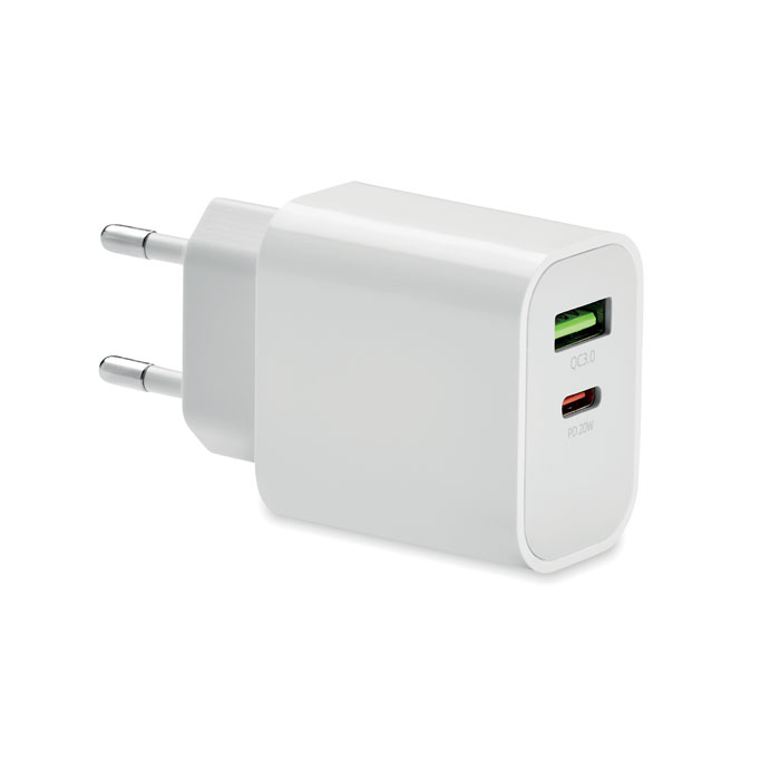 Ładowarka USB 18W 2 porty P045866O MI-MO6879-06