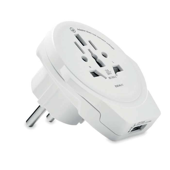 Adapter z USB World to Europe P045868O MI-MO6881-06