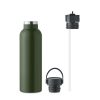 Butelka podwójna ścianka 700ml P051164O ciemnozielony