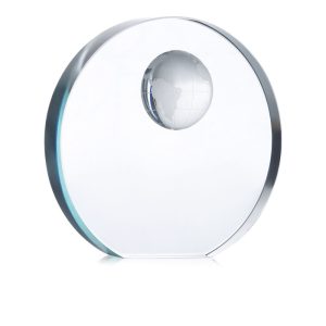 Szklana patera glob P017756O MI-MO7183-22