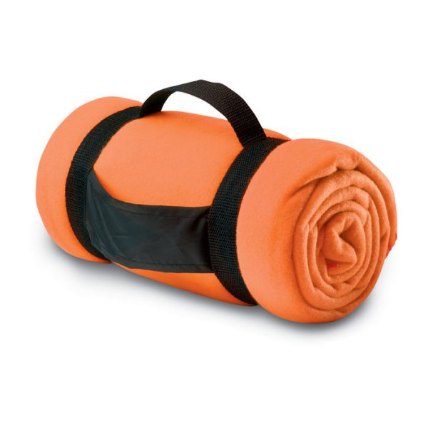 Koc polarowy P017800O pomaranczowy