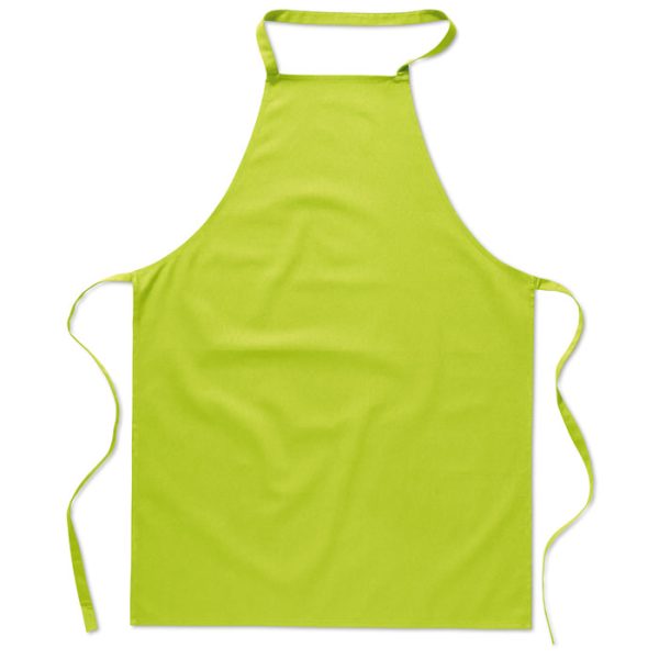 Bawełniany fartuch kuchenny P017812O limonka