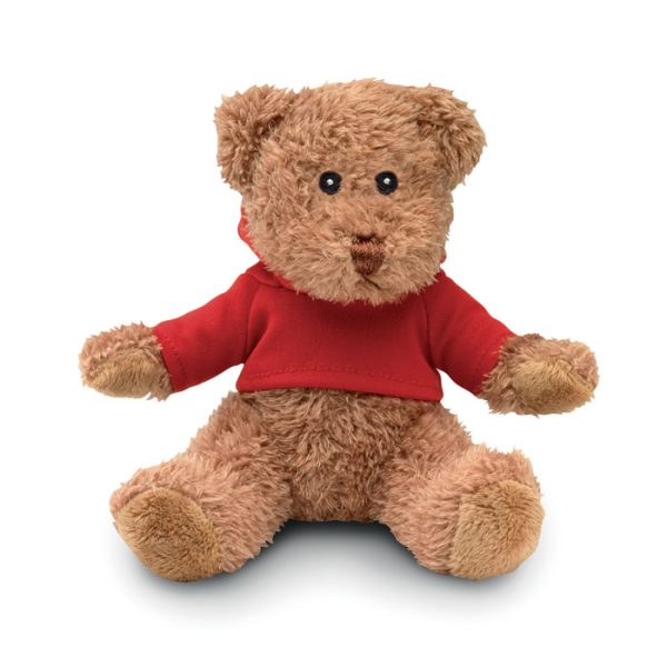 Pluszowy miś w koszulce P017842O czerwony