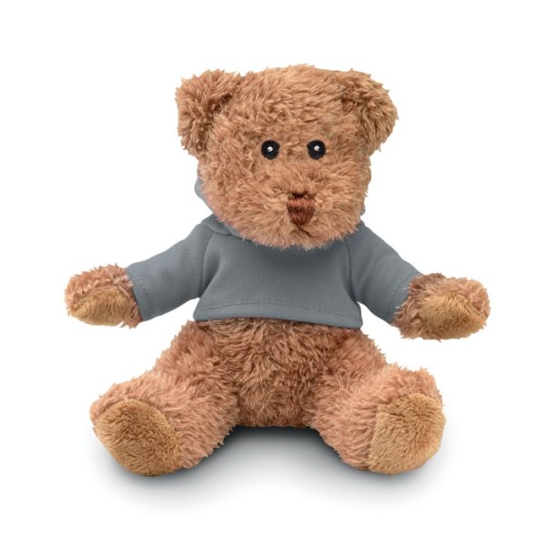 Pluszowy miś w koszulce P017842O szary