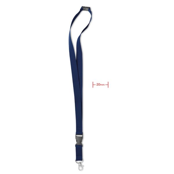 Smycz z metalowym zaczepem P018288O niebieski