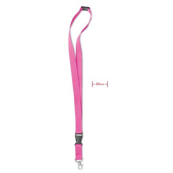 Smycz z metalowym zaczepem P018288O fuksja