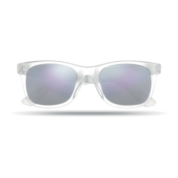 Lustrzane okulary przeciwsłon P018332O przezroczysty