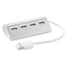 Hub USB P018557O srebrny mat
