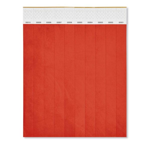 Opaska na rękę Tyvek® P018654O czerwony