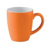 Kolorowy kubek ceramiczny P018971O pomaranczowy