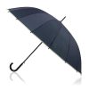 Parasol automatyczny z drewnianą rączką / Raynfall P090008P granatowy