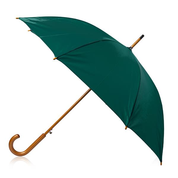Parasol automatyczny z drewnianą rączką / Woah P090668P ciemnozielony