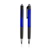 Plastikowy długopis z gumowanym uchwytem. / Hollic P091082P royal blue