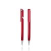 Długopis plastikowy w metalicznym kolorze / Elli P090137P dark red