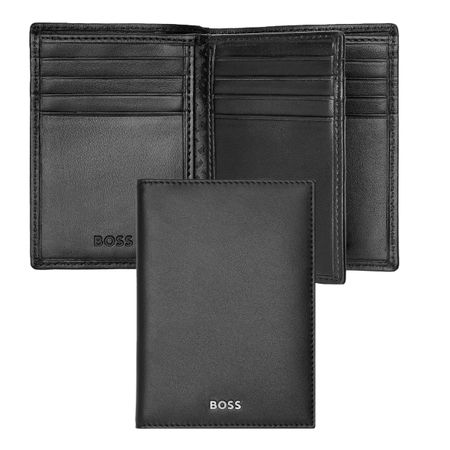 Portfel na karty Classic Smooth Black P091030P PM-HLF403A