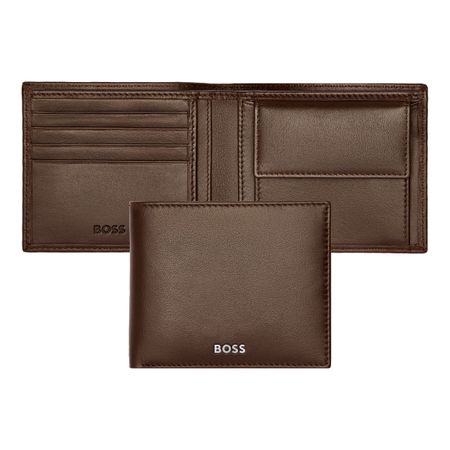 Portmonetka Classic Smooth Brown P092726P PM-HLM403Y