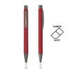 Długopis metalowy aluminiowy soft touch / Rupen P090563P dark red