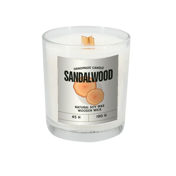 Świeca sojowa 190g Sandalwood P087418K