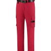 Spodnie robocze unisex Work Pants Twill P031322F czerwony