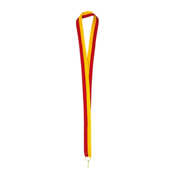 Wstążka do medali / Medly P090843P red and yellow