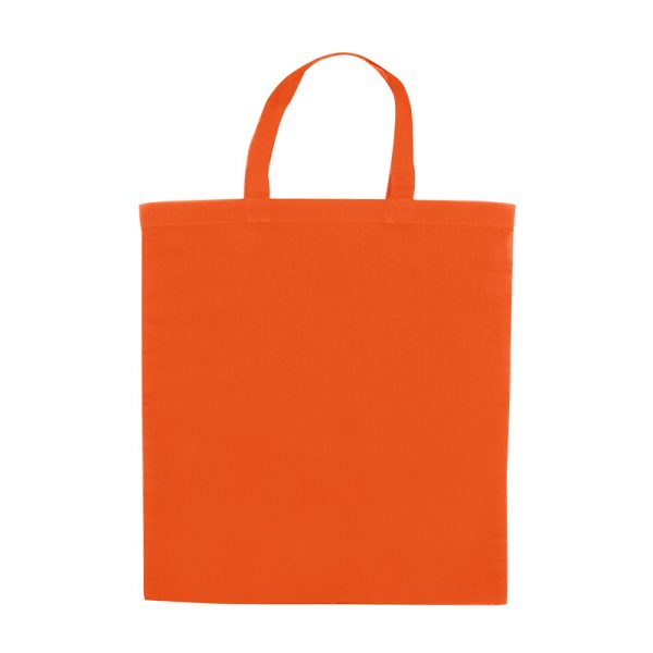 Torba bawełniana z krótkim uchem P090998P pomarańczowy