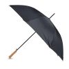 Parasolka z drewnianym uchwytem / Newport P093297P czarny