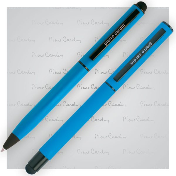 Zestaw piśmienny touch pen, soft touch CELEBRATION Pierre Cardin P091227P jasnoniebieski