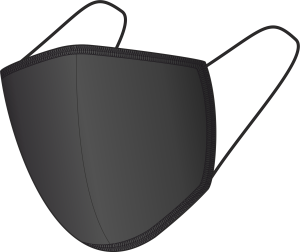 Maseczka bawełniana BLACK-BLACK P054592J JA-J140116501