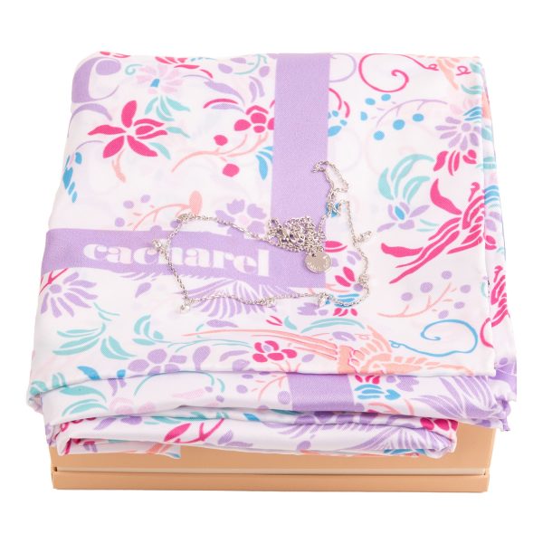 Zestaw upominkowy Cacharel naszyjnik i apaszka - CFL219F + CJC220B P091495P
