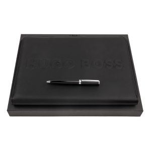 Zestaw upominkowy HUGO BOSS długopis i teczka A4 - HSN2544A + HTA209A P091553P PM-HPAB254A